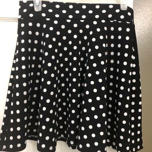 Polka dot skirt